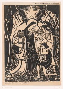Adoration des bergers - Mommie Schwarz (signed by artist)