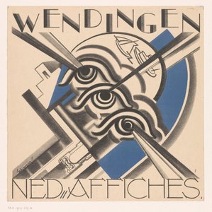 Conception de couverture pour : Wendingen, 1931 - Mommie Schwarz