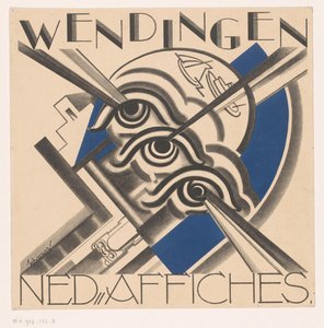 Conception de couverture pour : Wendingen, 1931 - Mommie Schwarz