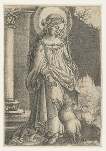 Sainte Agnès - Monogrammist AC