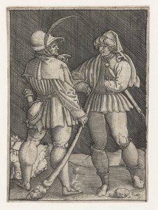 Deux brigands (Deux promeneurs) - Monogrammist AC
