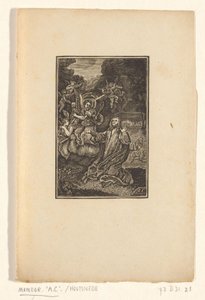 Christ sur le mont des Oliviers - Monogrammist AC (houtgraveur)