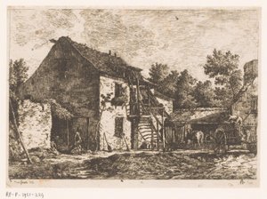 Ferme - Monogrammist ADL (graveur)