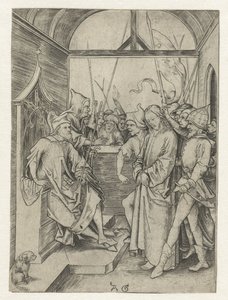 Christ devant Pilate - Monogrammist AG