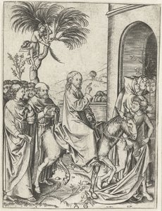 Entrée de Christ à Jérusalem - Monogrammist AG