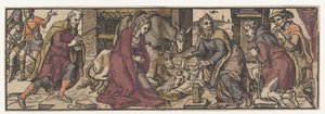 Adoration des bergers - Monogrammist AI