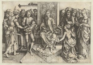 Le Jugement de Salomon - Monogrammist BM