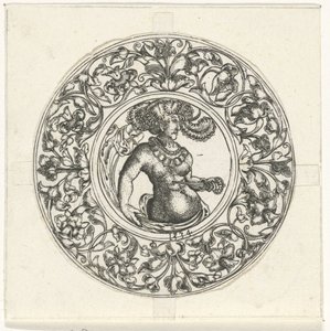 Feuille ronde avec Lucretia - Monogrammist CG (Duitsland)