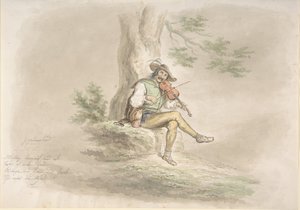 Violoniste gitan, 1858 - Monogrammist CG