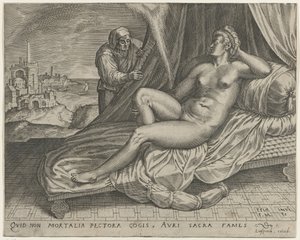 Jupiter et Danaé - Monogrammist FME