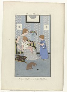 Journal des Dames et des Modes, Costumes Parisiens : Robe de petite fille - Monogrammist MFN