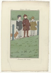 Journal des Dames et des Modes, Costumes Parisiens, 1914, No. 147 : Costumes du matin - Monogrammist MFN