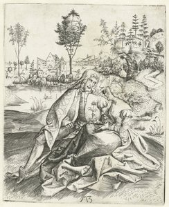 Le couple amoureux - Monogrammist MZ