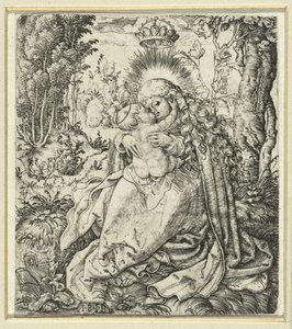 Marie avec enfant - Monogrammist NSN