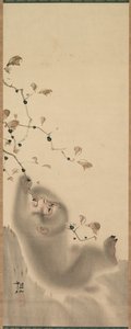 Singe accroché à une branche, 1780