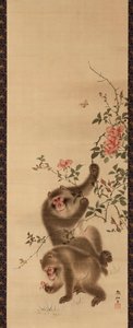 Singes et roses - Mori Sosen