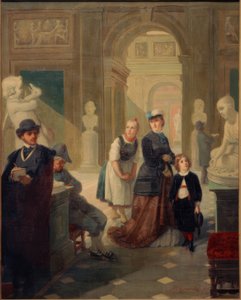 Visiteurs du musée - Moritz Daniel Oppenheim