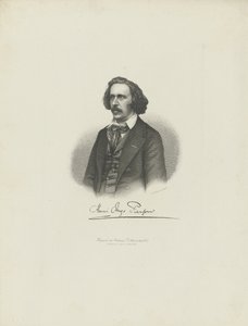 Portrait du compositeur Henry Hugo Pierson 1815-1873, vers 1850 - Moritz Laemmel