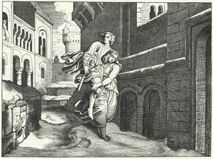 Einhard et Emma - Moritz Ludwig von Schwind