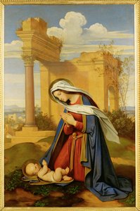 La Vierge Marie adorant l