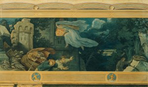 La belle Mélusine : IX. La douleur maternelle de Mélusine - Moritz Ludwig von Schwind