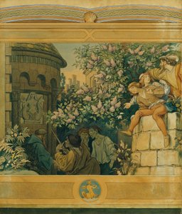 La belle Mélusine : VI. Les mauvaises langues - Moritz Ludwig von Schwind