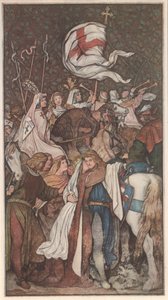 Saint Louis prend congé de sa femme Élisabeth