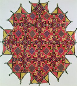 Textile avec motif géométrique - Moroccan School