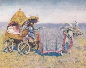 Un chariot à bœufs natif de Bikanir, 1903 - Mortimer L Menpes