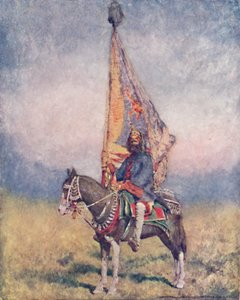 Un porte-étendard de Cutch, 1903 - Mortimer L Menpes