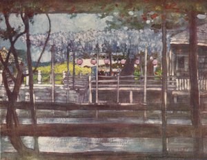 Un jardin de glycine, vers 1887, 1901
