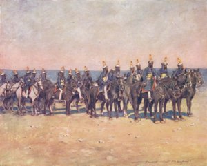 Cavaliers en armure de Kishengarh