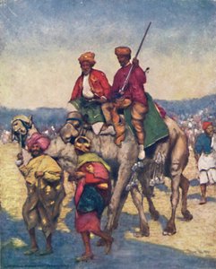 Chameaux de Mysore - Mortimer L Menpes