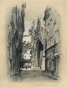 Cathédrale à Lillebonne, 1903 - Mortimer L Menpes
