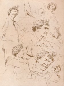 Études de portrait, c1880, 1904 - Mortimer L Menpes