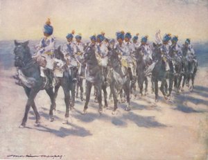 Le Corps des Cadets Impériaux au Durbar, 1903 - Mortimer L Menpes