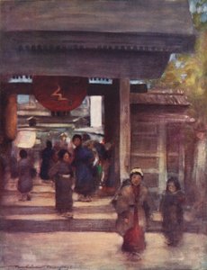 Le Chemin vers le Temple - Mortimer L Menpes