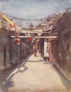 La Rue avec la Galerie, c1887, 1901 - Mortimer L Menpes