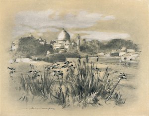 Le Taj à Agra - Mortimer L Menpes