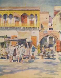Un bazar, Delhi, 1905 - Mortimer Ludington Menpes