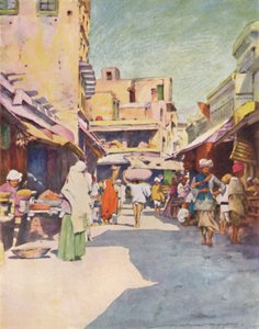 Un bazar à Amritsar, 1905