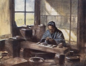 Un ouvrier de cloisonné - Mortimer Ludington Menpes