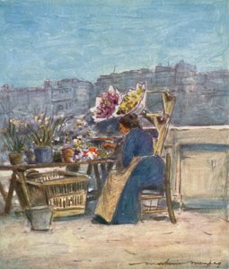 Un étal de fleurs