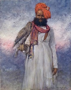 Un fauconnier de Rajgarh - Mortimer Ludington Menpes