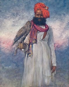 Un fauconnier de Rajgarh, 1903 - Mortimer Ludington Menpes