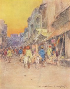 Une rue tranquille, 1905 - Mortimer Ludington Menpes