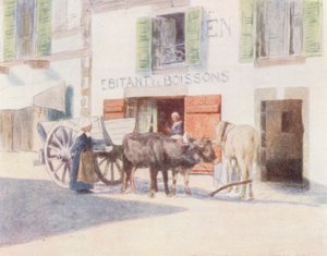 Un Chariot de Sable sur le Quai, Pont-Aven - Mortimer Ludington Menpes