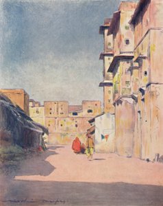 Une rue à Jeypore, 1905 - Mortimer Ludington Menpes