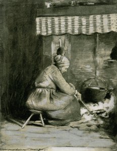 Un foyer à l