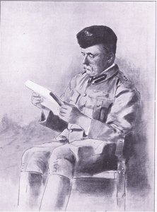 Colonel French, illustration de Après Pretoria : La guerre de guérilla, 1902 - Mortimer Ludington Menpes